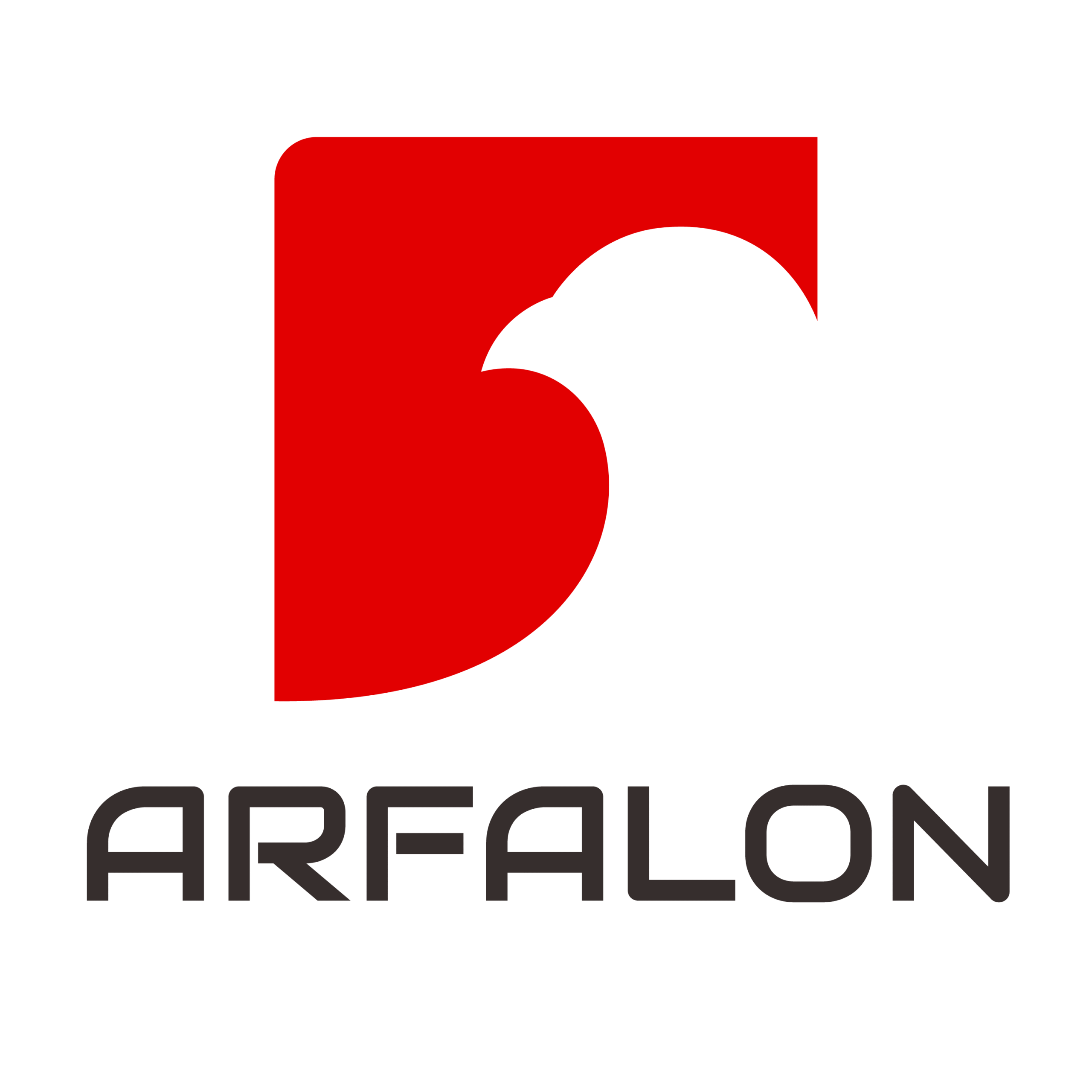 Arfalon Logo V - simple- White BG